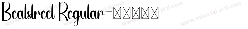 Beatstreet Regular字体转换